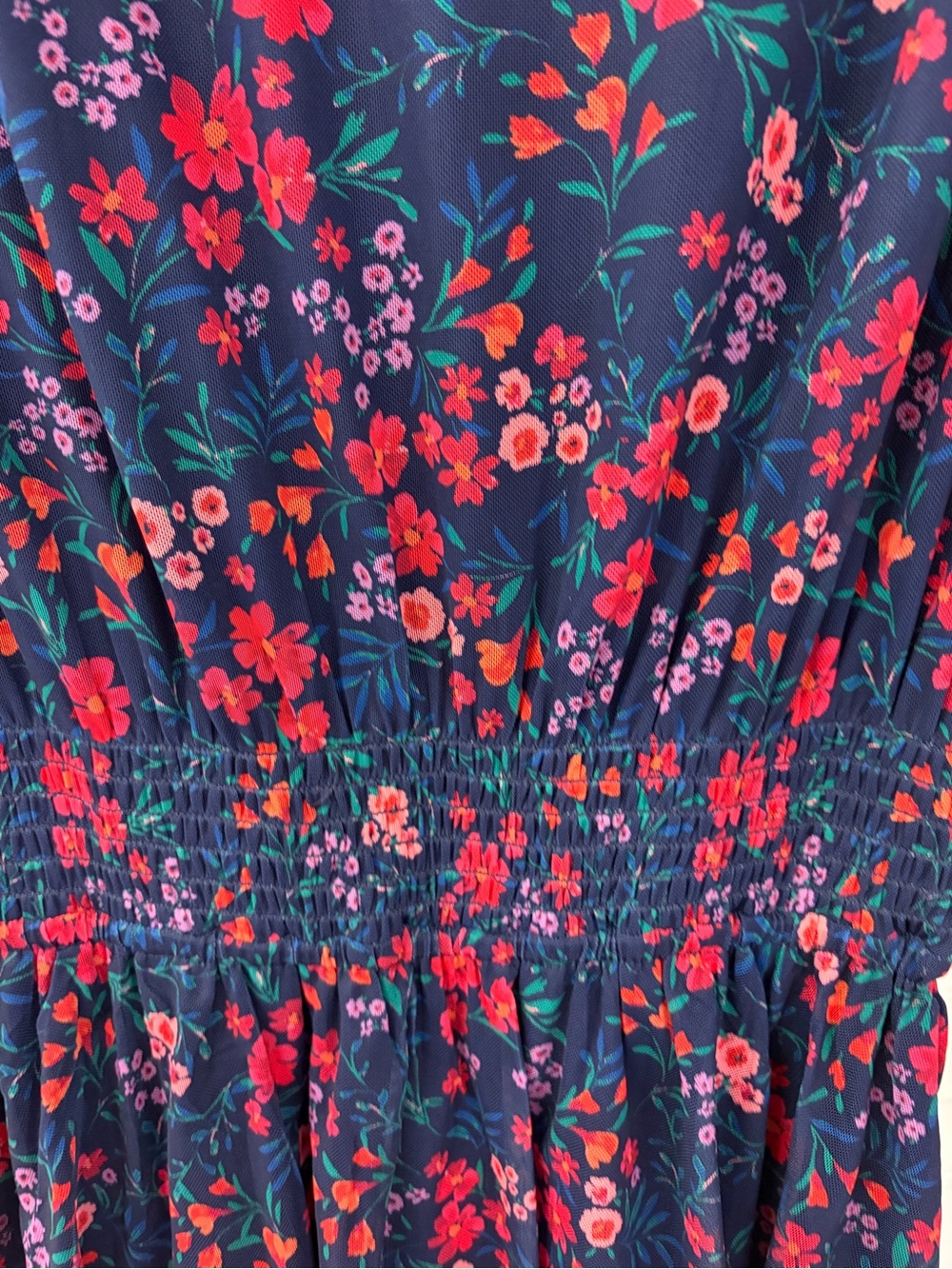 Women’s Draper James blue and red Alana dress size medium - Picture 6 of 9